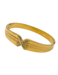 Gold Cross Stainless Steel Bangle