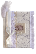 Lace Fawn Journal – Handmade A5 Notebook