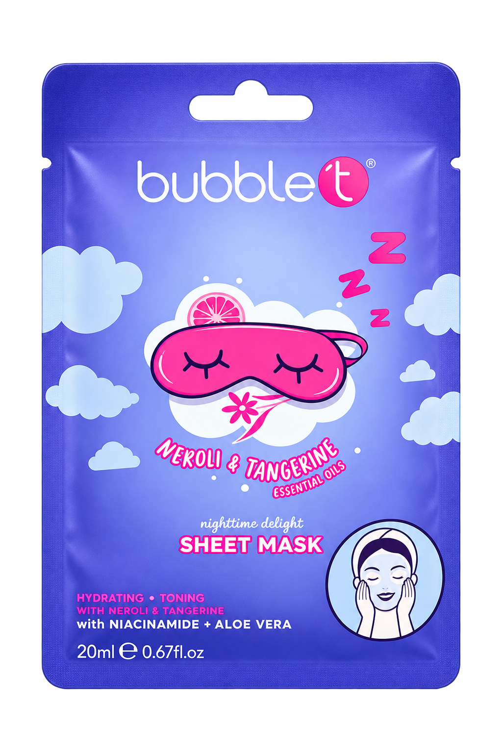Neroli & Tangerine Hydrating Face Sheet Mask (20ml)