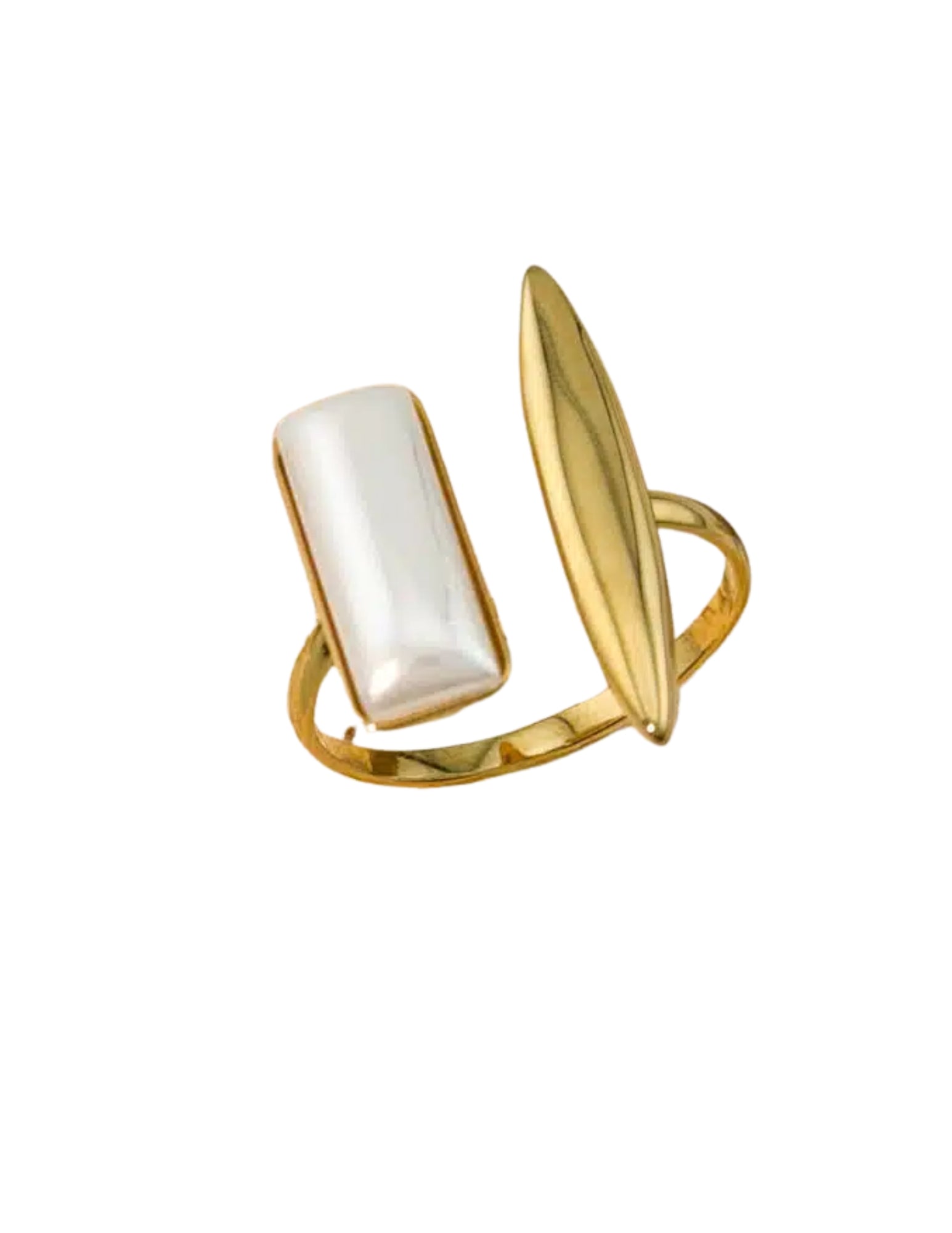 Pearl Edge Stainless Steel Ring