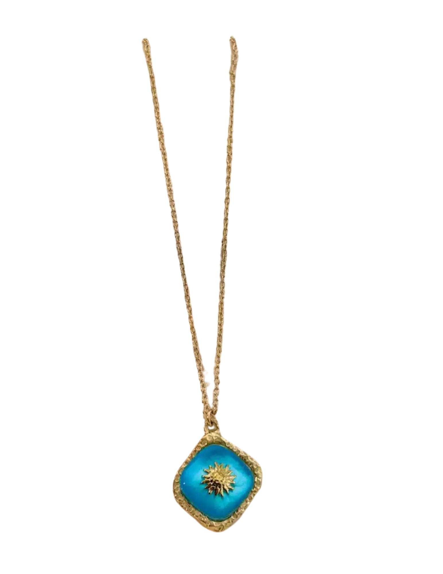 Mediterranean Sun Stainless Steel Necklace