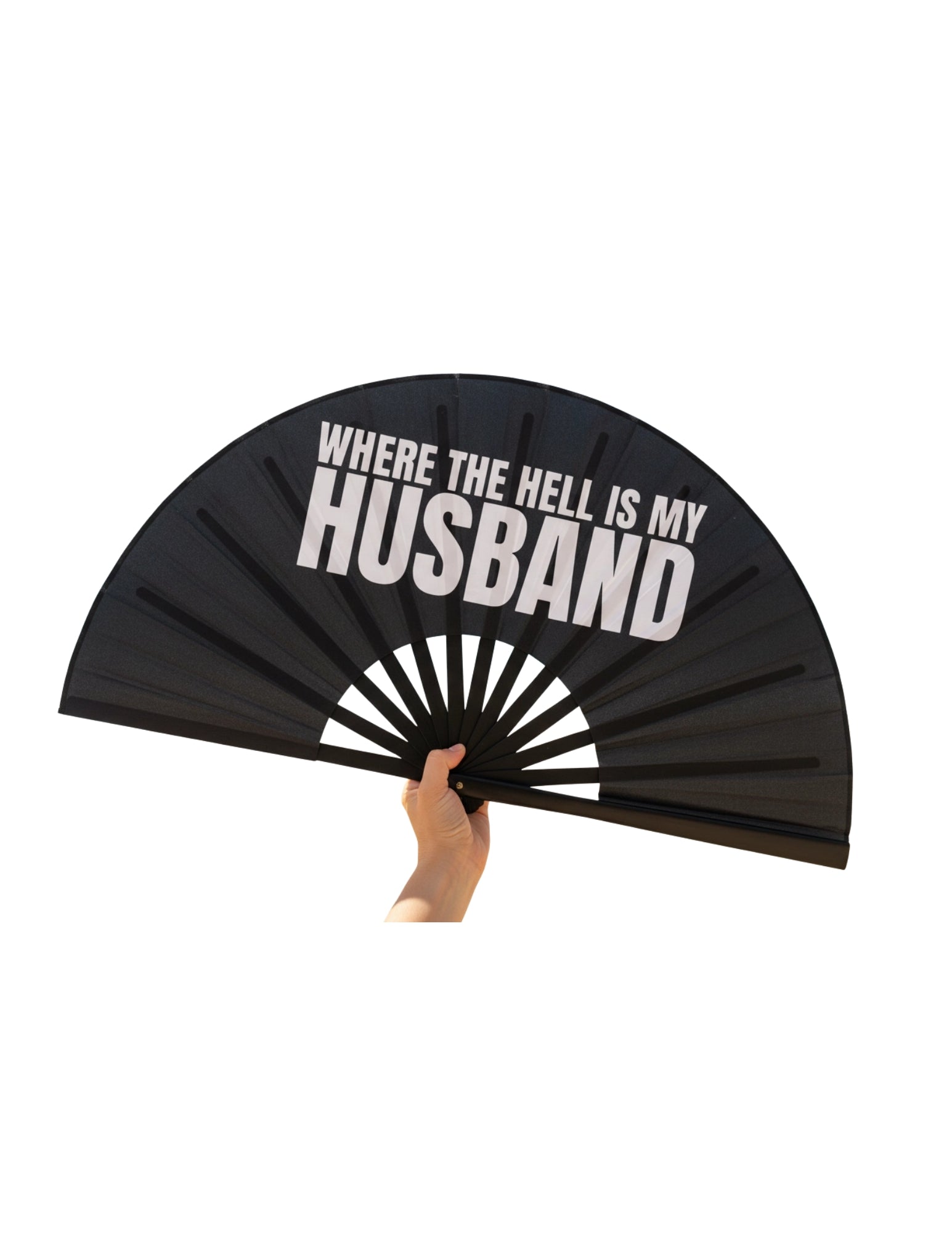 Where the Hell is my Husband 33cm fan