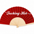 Fucking Hot Glitter Script 23cm Fan